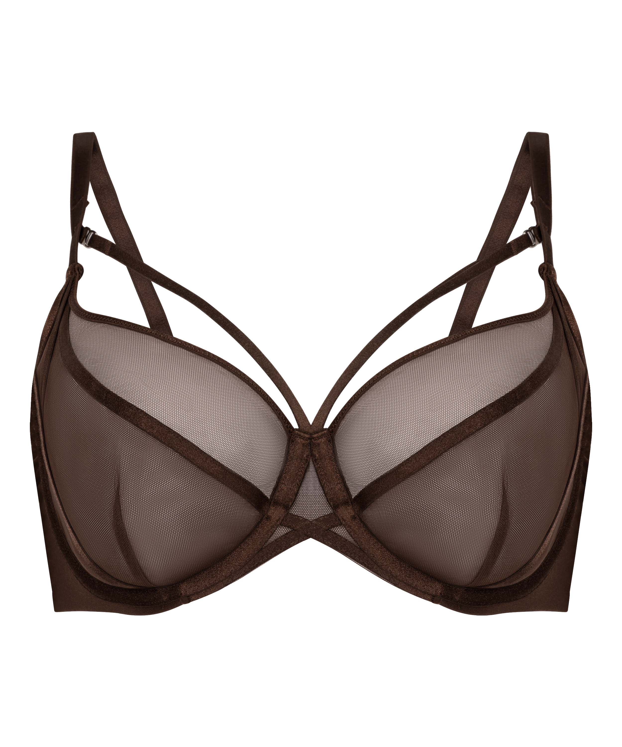Soutien-gorge à armatures non-préformé Rianne, Marron, main