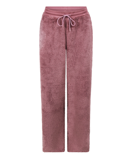 Pantalon Fluffy Fleece, Rose
