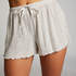 Short de pyjama Pointelle, Beige