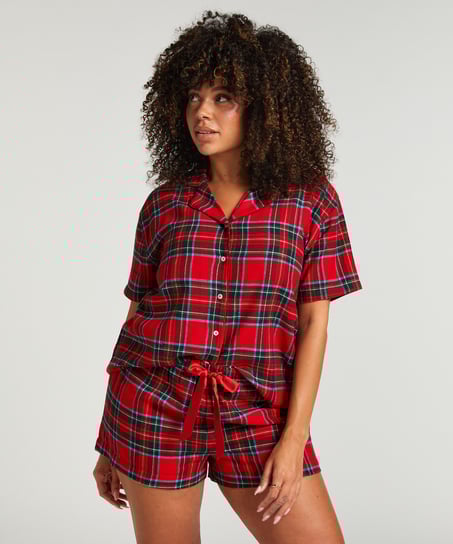 Pyjama set Twill, Rouge