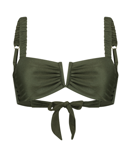 Haut de bikini bandeau Crete, Vert