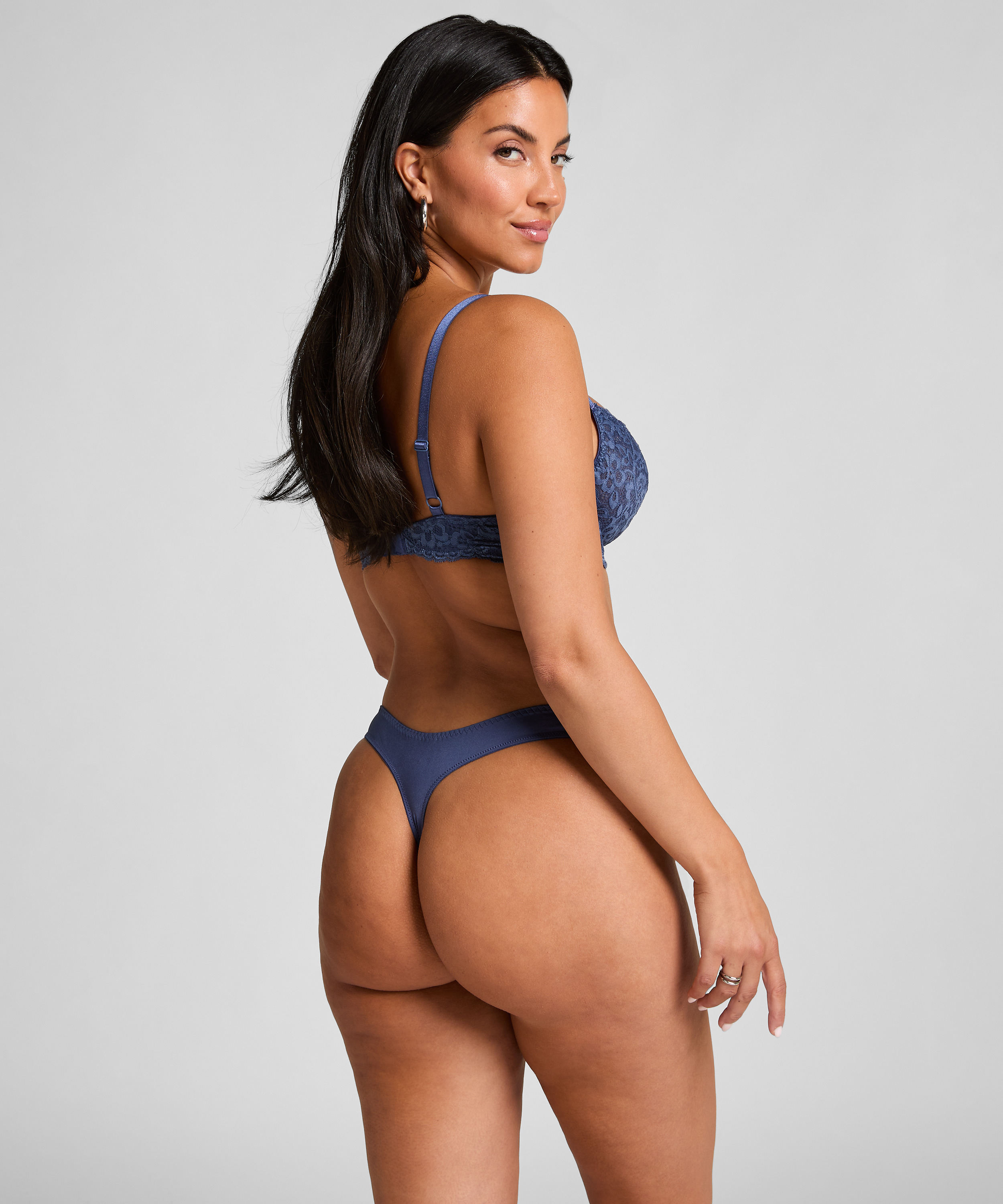 Soutien-gorge à armatures non-préformé Marine, Bleu, main