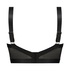 Soutien-gorge bustier non rembourré à armatures Hana, Noir