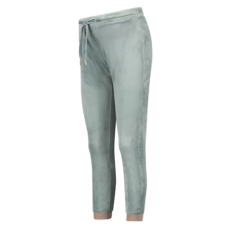 Pantalon de jogging en velours lurex, Vert