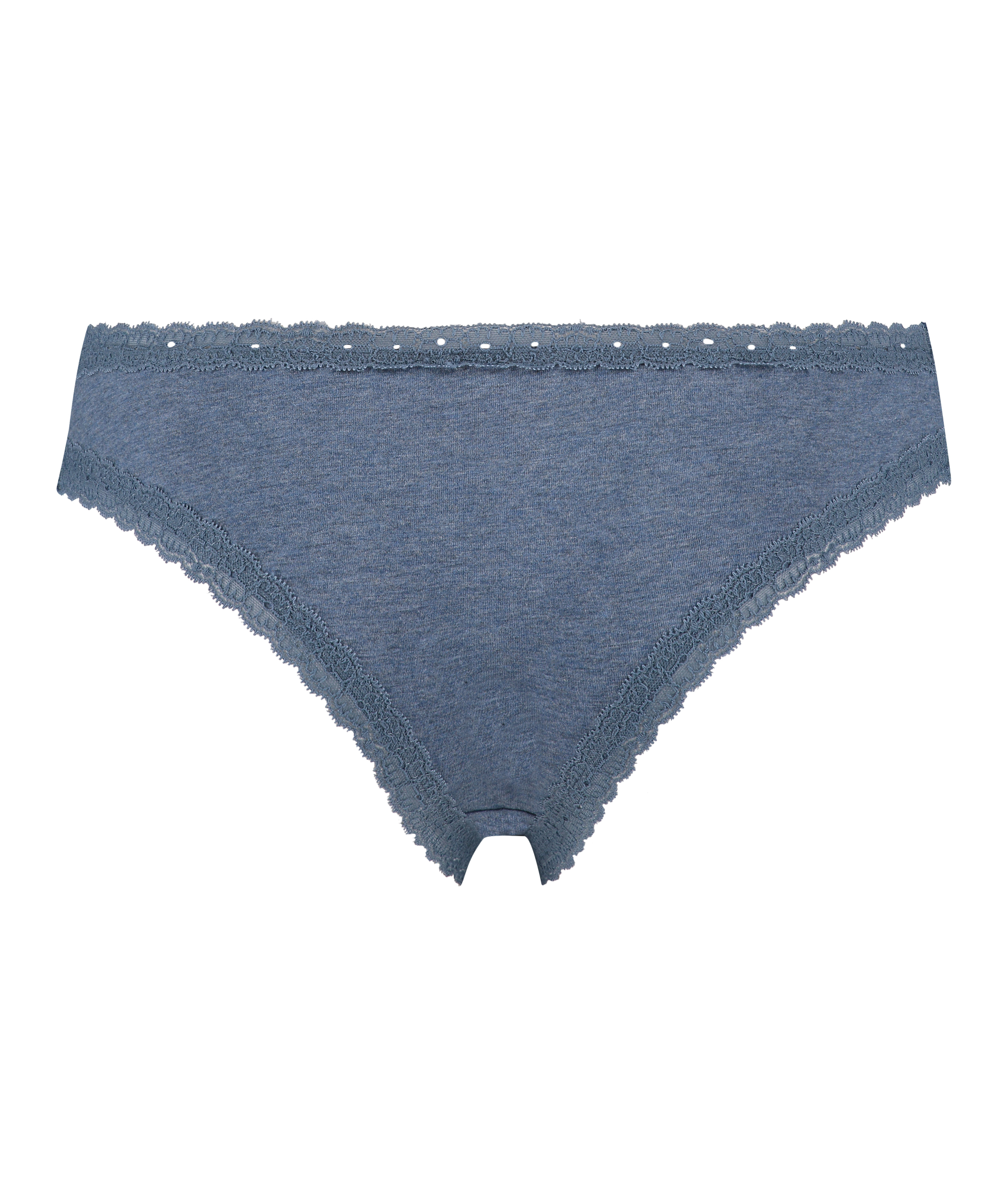 Slip brésilien coton, Bleu, main