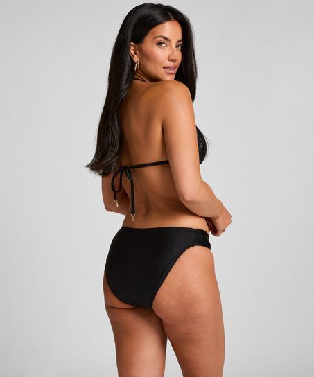 Bas de bikini Boho Rio, Noir