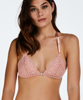 Pr&eacute;form&eacute; triangle brassi&egrave;re Marina, Rose