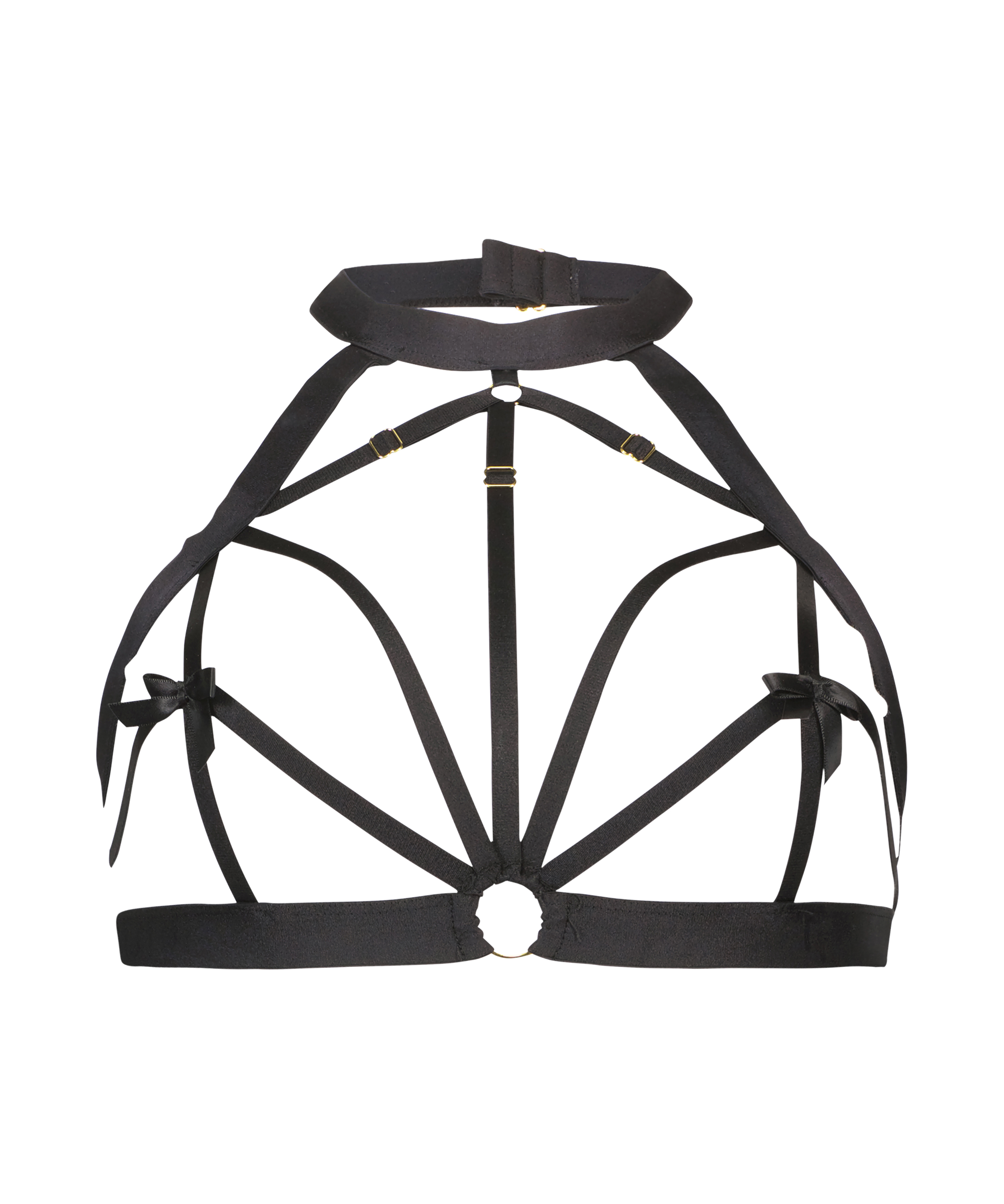 Brassière Minx, Noir, main