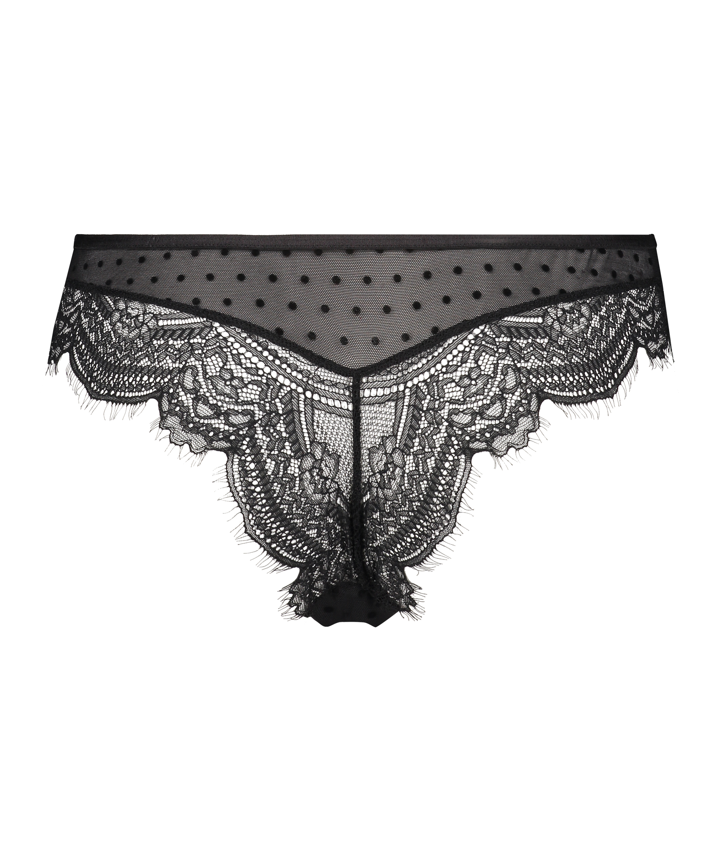 Slip brésilien Aylin, Noir, main