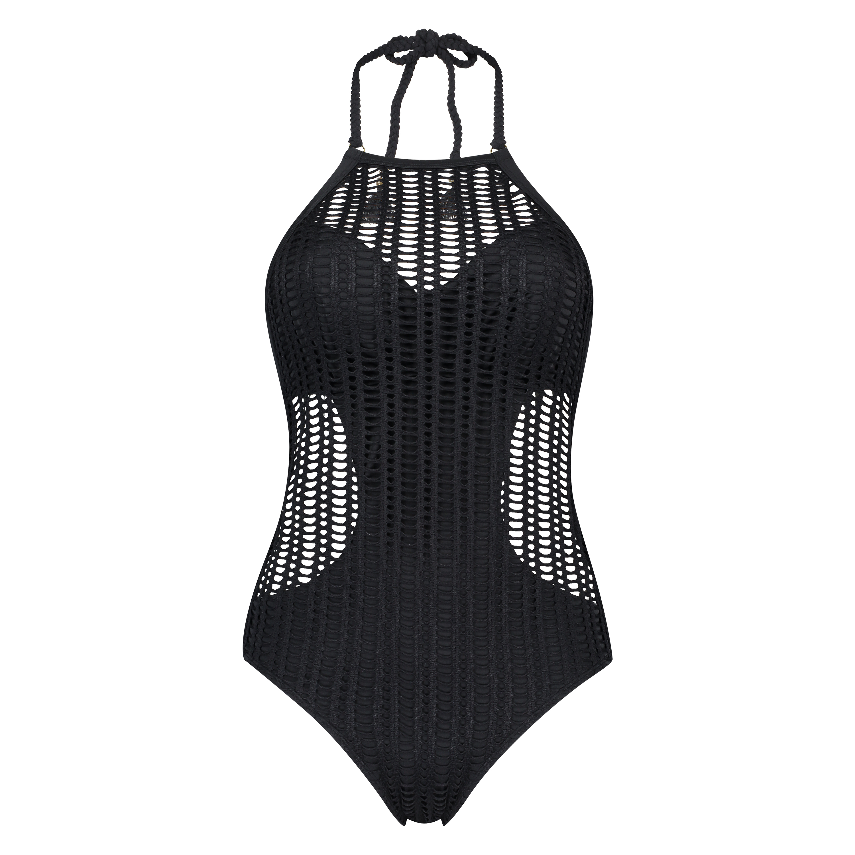 Maillot de bain Borneo Mesh, Noir, main
