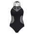 Maillot de bain Borneo Mesh, Noir