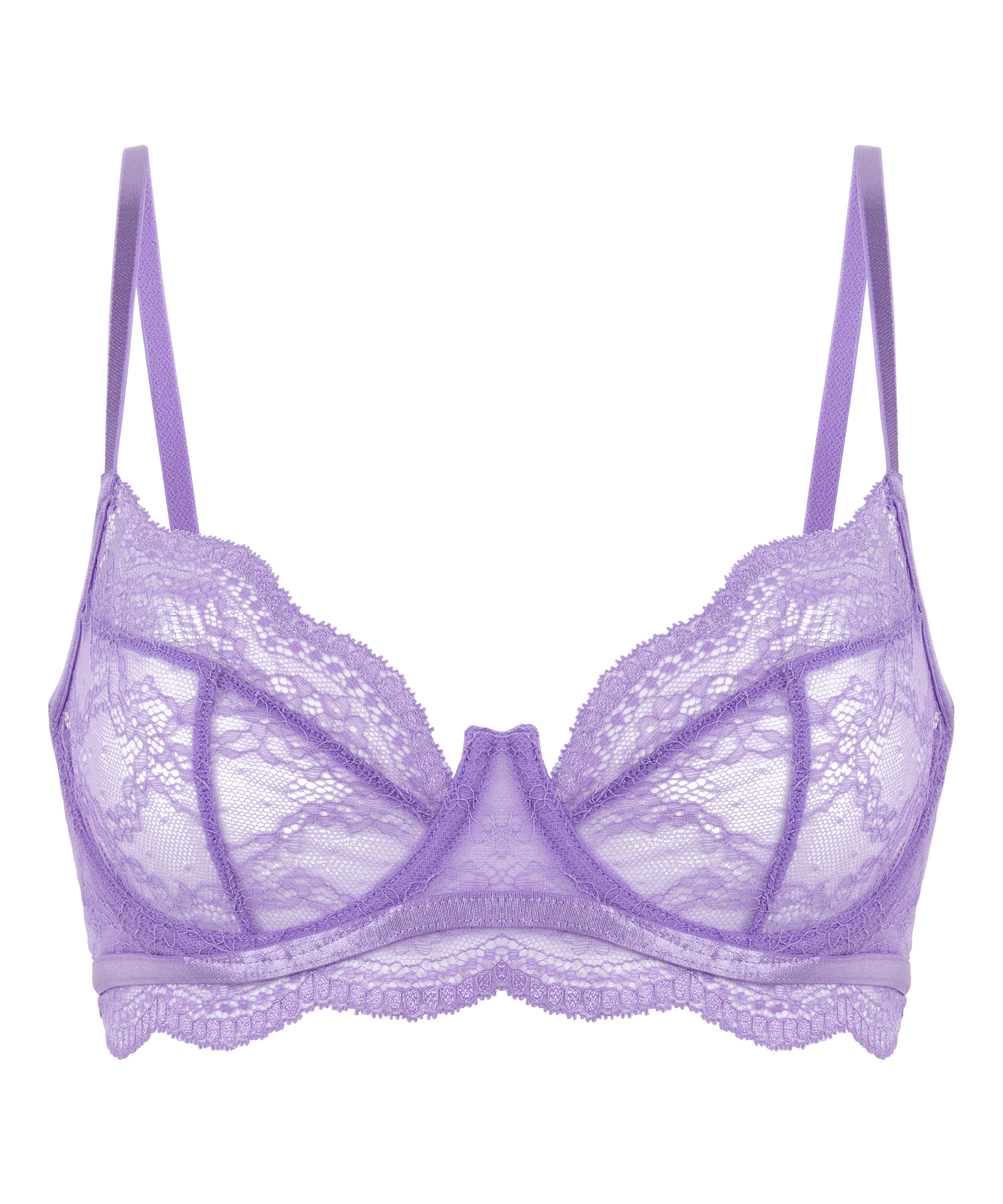 Soutien-gorge non-rembourré à armatures Isabelle, Violet, main