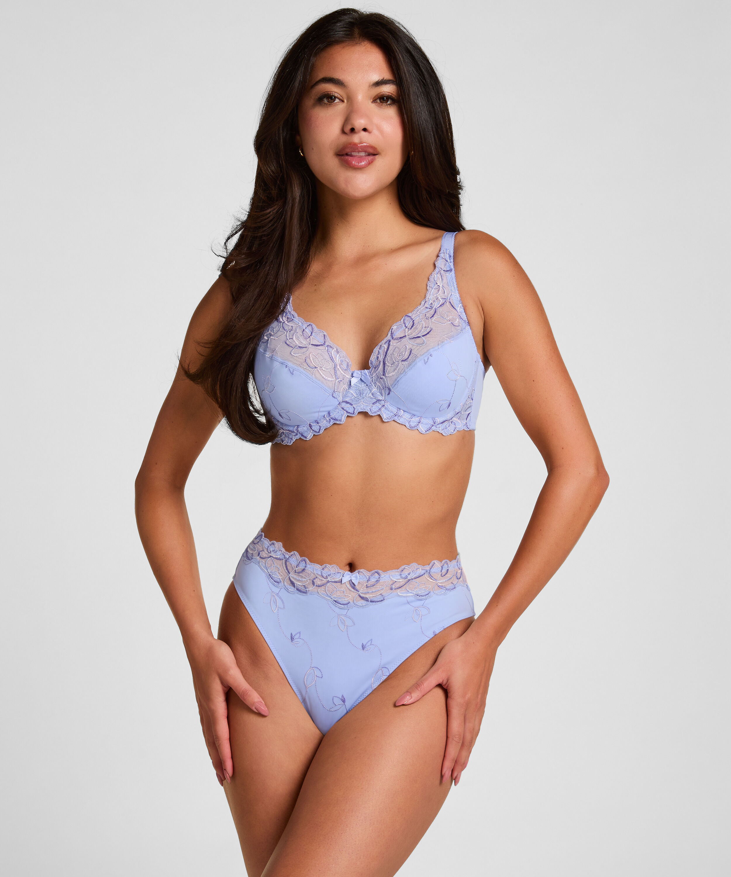 Slip taille haute Diva, Violet