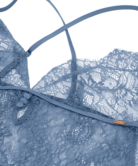 Camisole Lace Delphine, Bleu