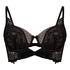 Soutien-gorge à armatures longline préformé Juliette, Noir