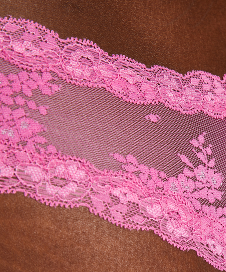 Slip brésilien V-shape Mesh, Rose