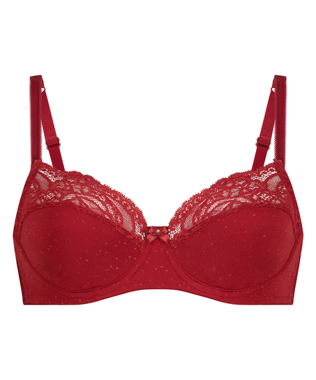 Soutien-gorge à armatures non-préformé Sophie, Rouge