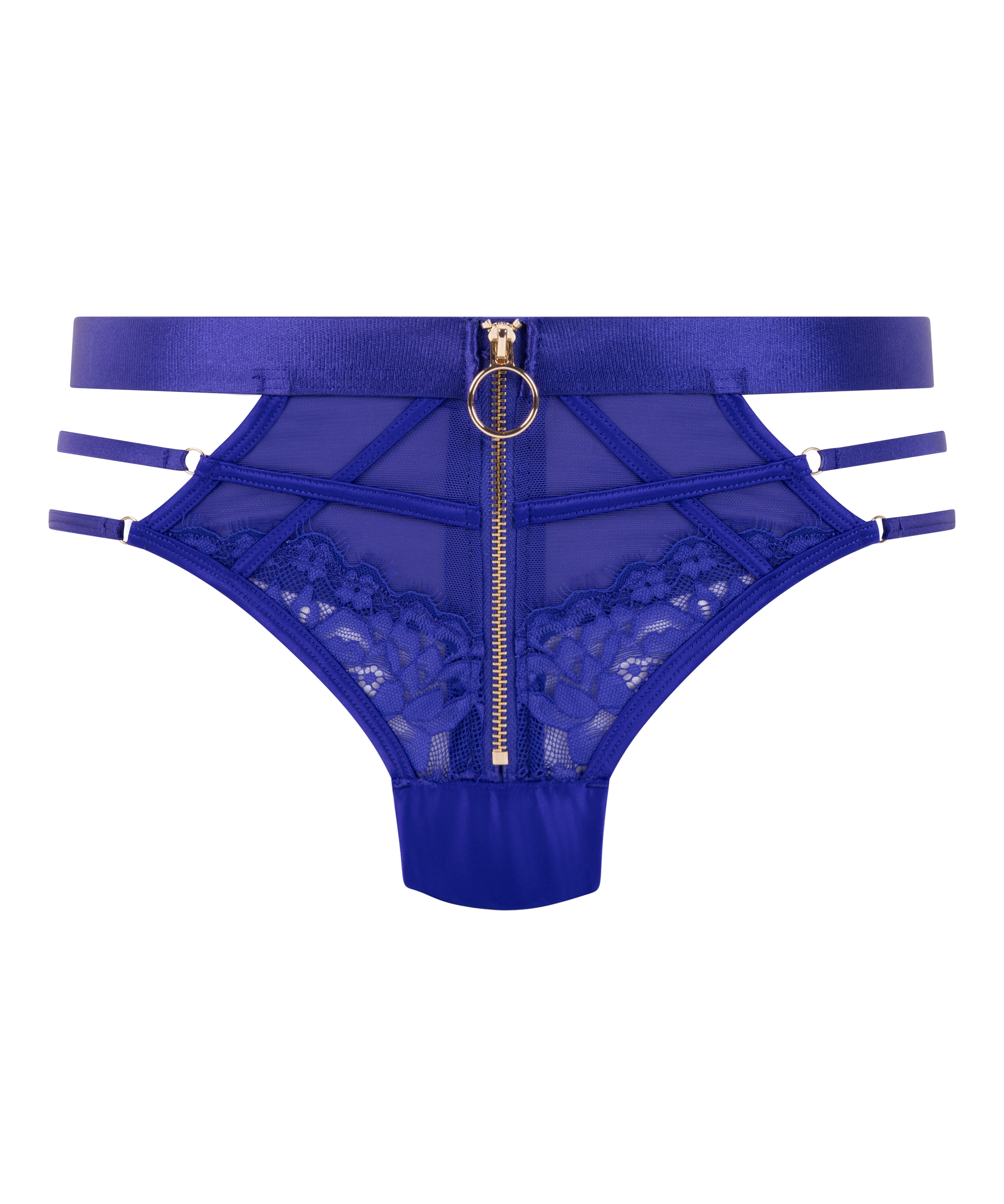 Slip brésilien Sable, Bleu, main