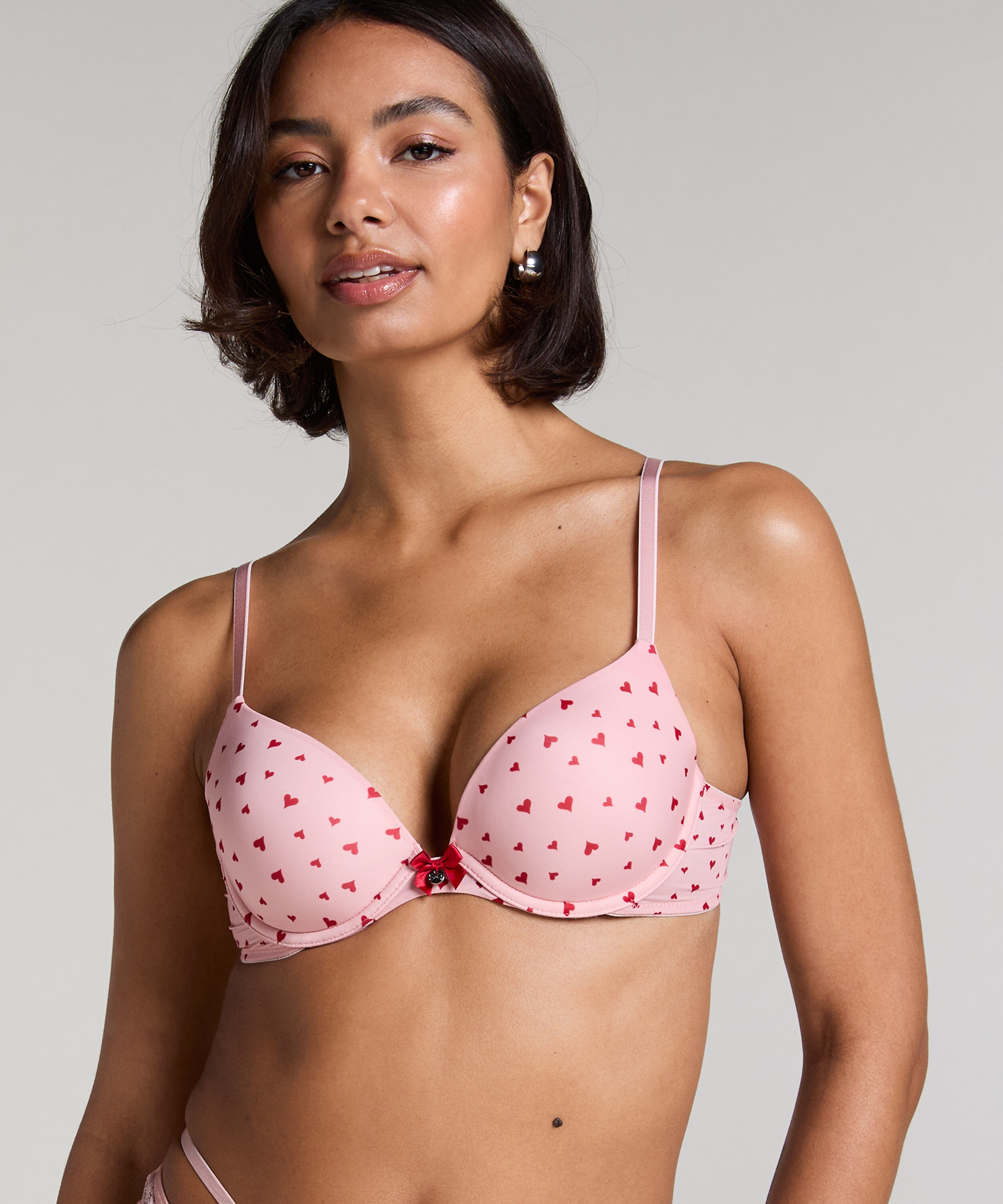 Soutien-gorge à armatures préformé Plunge, Rose