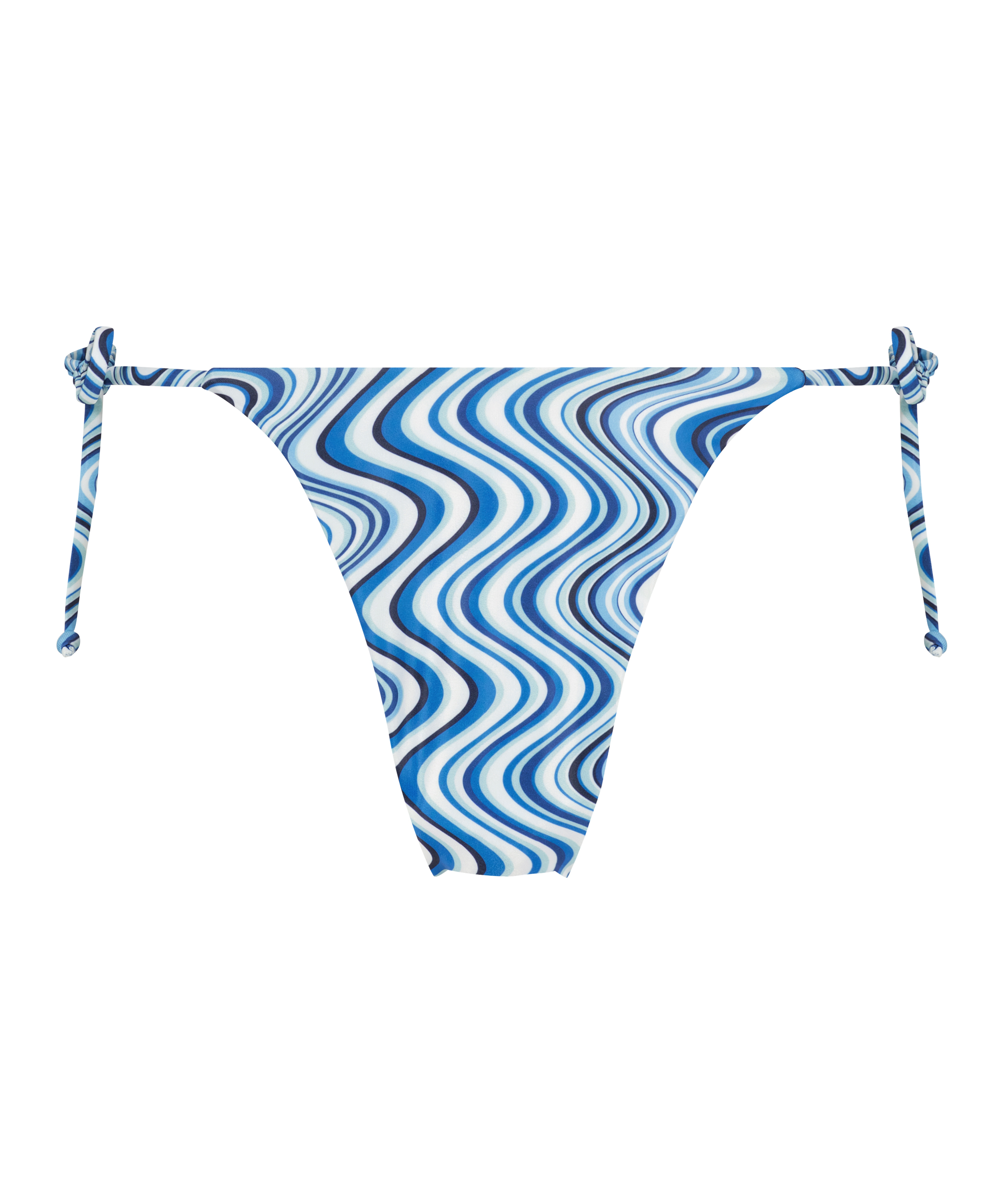 Bas de bikini cheeky taille haute Hvar, Bleu, main