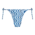 Bas de bikini cheeky taille haute Hvar, Bleu