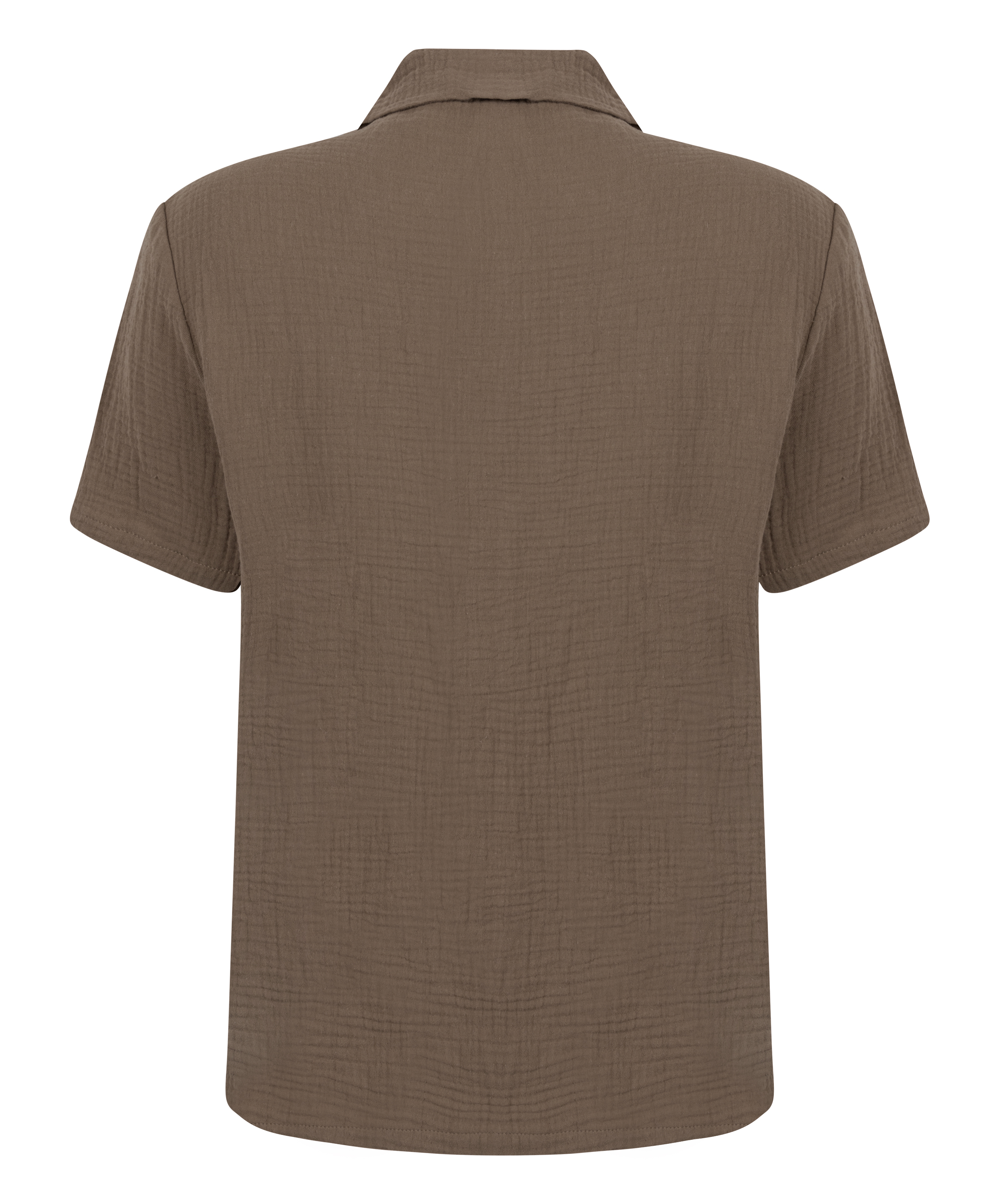 Veste en mousseline, Marron, main