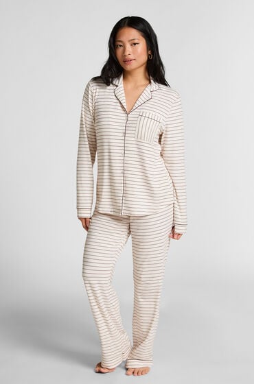 Hunkemöller Pantalon en jersey Essential Blanc Hunkemöller Pantalon en jersey Essential Blanc