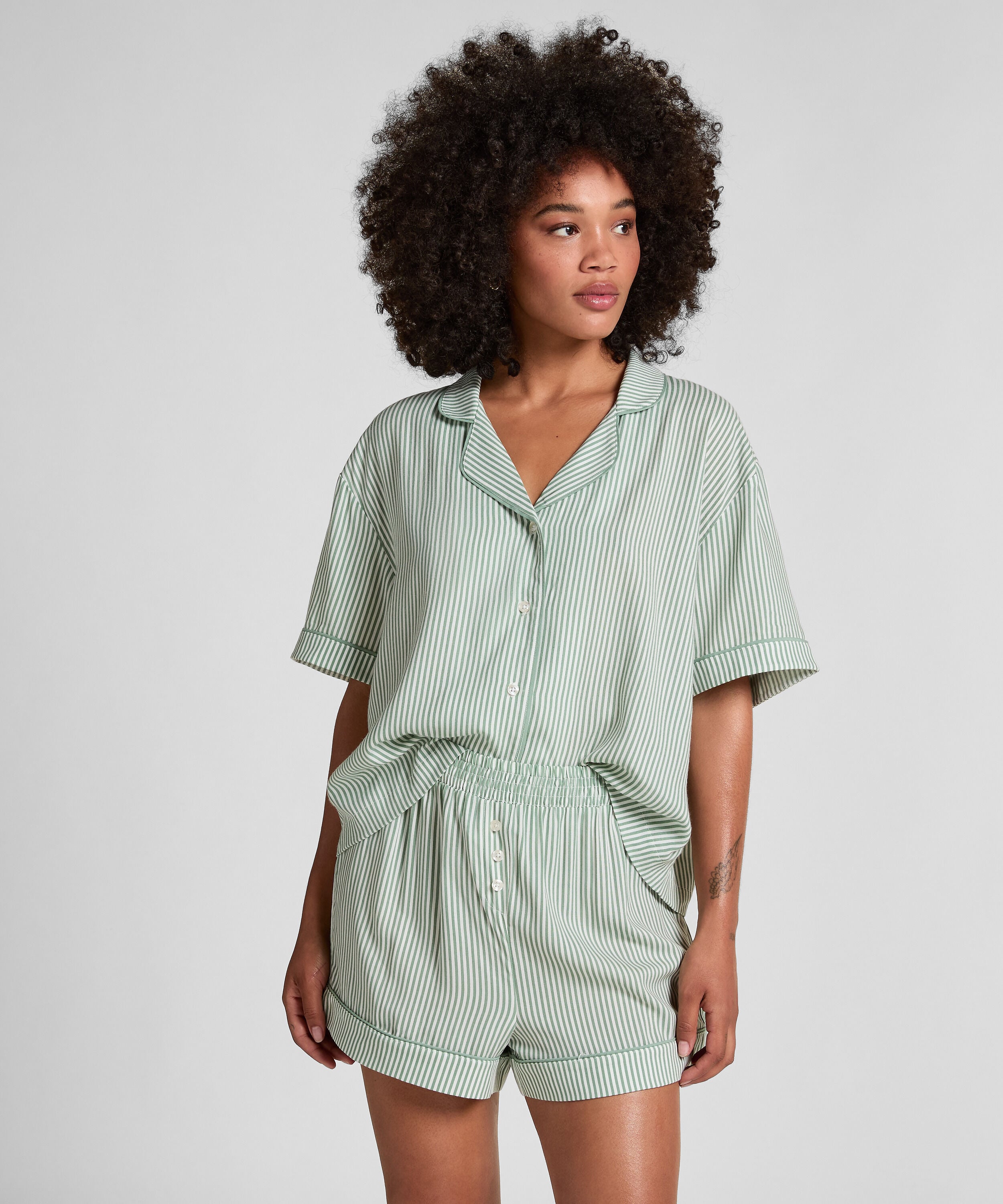 Short tissé, Vert Short tissé, Vert