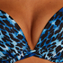 Haut de bikini à armatures préformé Leo, Bleu
