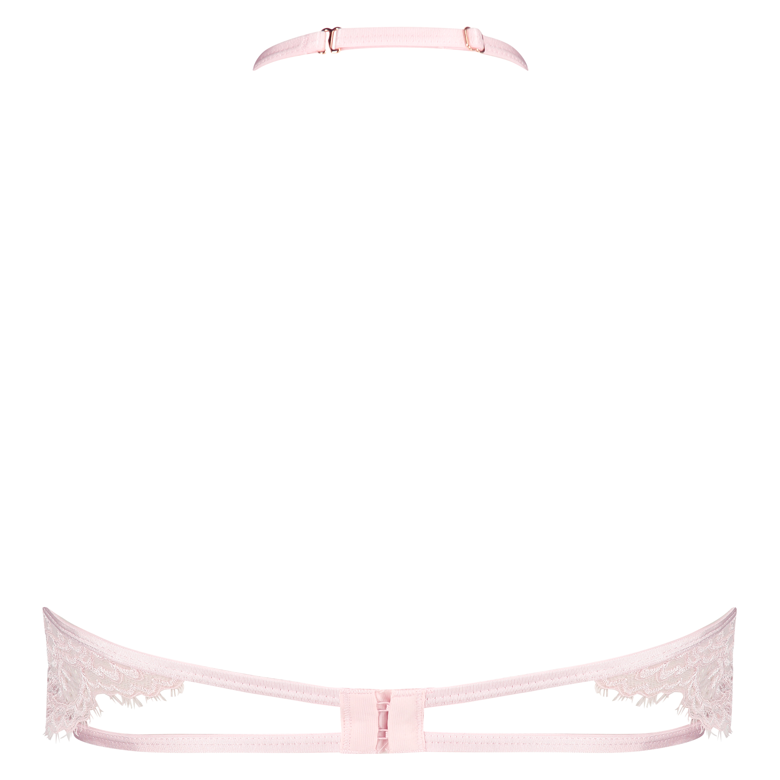 Soutien-gorge à armatures non-préformé col licou Eve, Rose, main