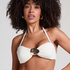 Haut de bikini bandeau Cabo, Blanc