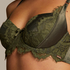Soutien-gorge rembourré à armatures Hannako, Vert