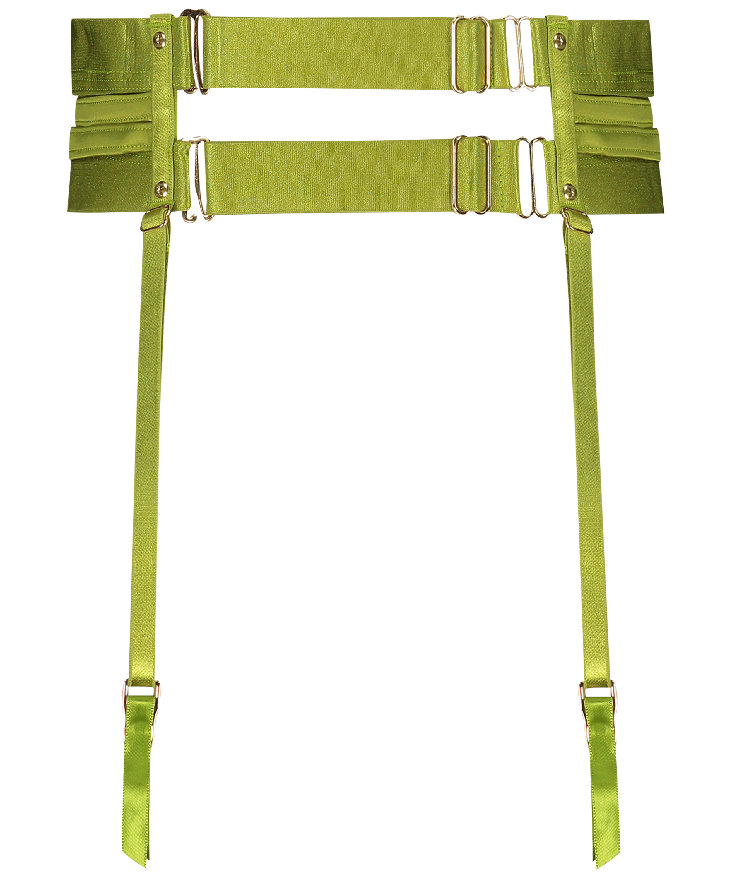 Porte-jarretelles Sable, Vert, main