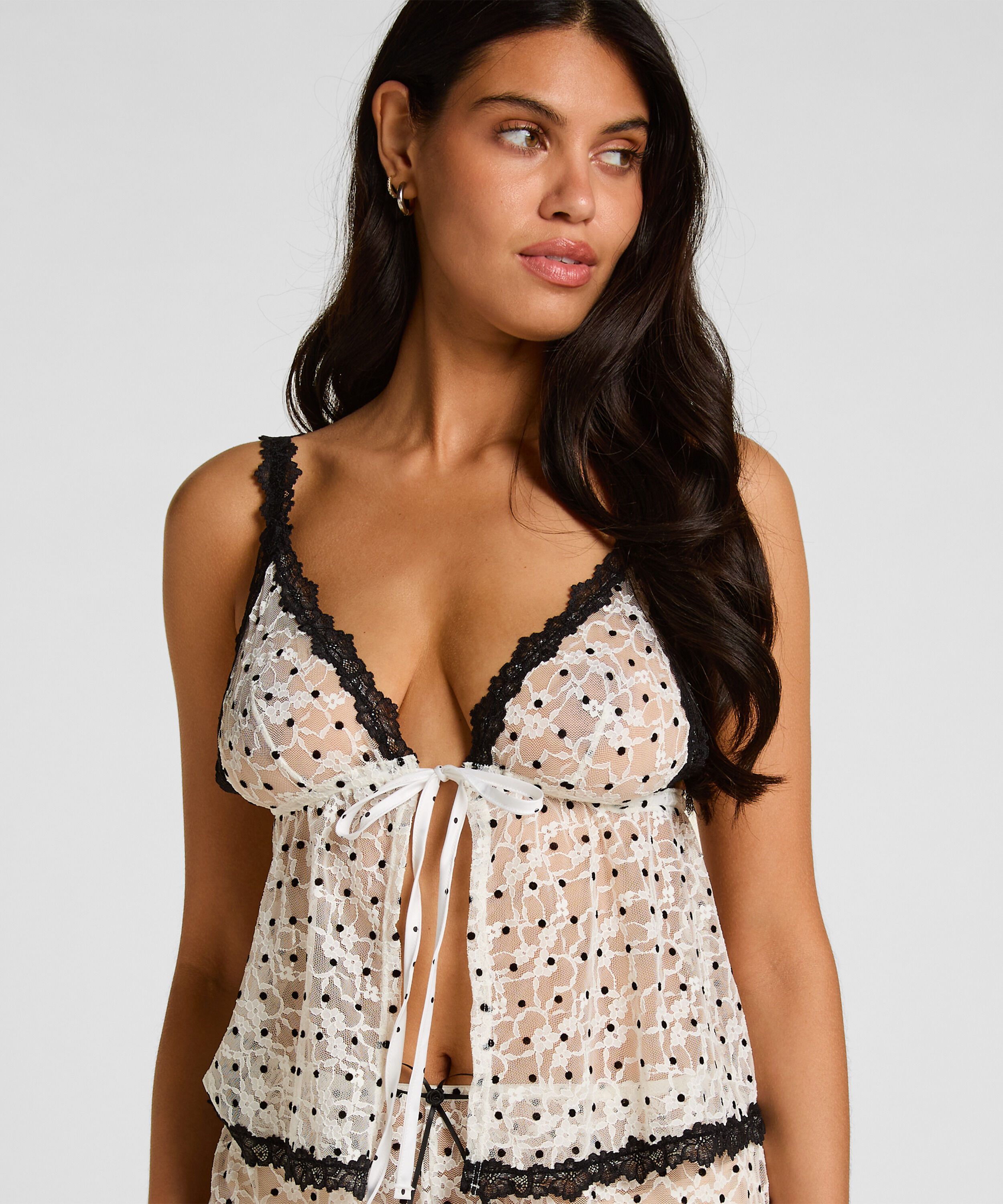 Caraco de pyjama Dolly, Blanc