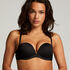 Soutien-gorge maximiseur pr&eacute;form&eacute; sans bretelles, Noir