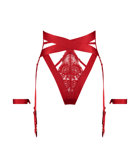 Slip br&eacute;silien Clementine, Rouge