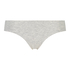 String invisible en coton, Gris