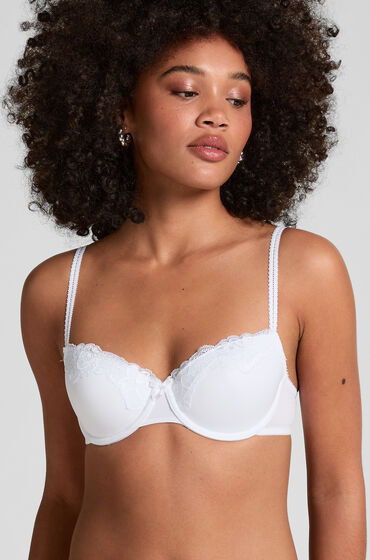 Hunkemöller Soutien-gorge a armatures preforme Secret Lace Blanc