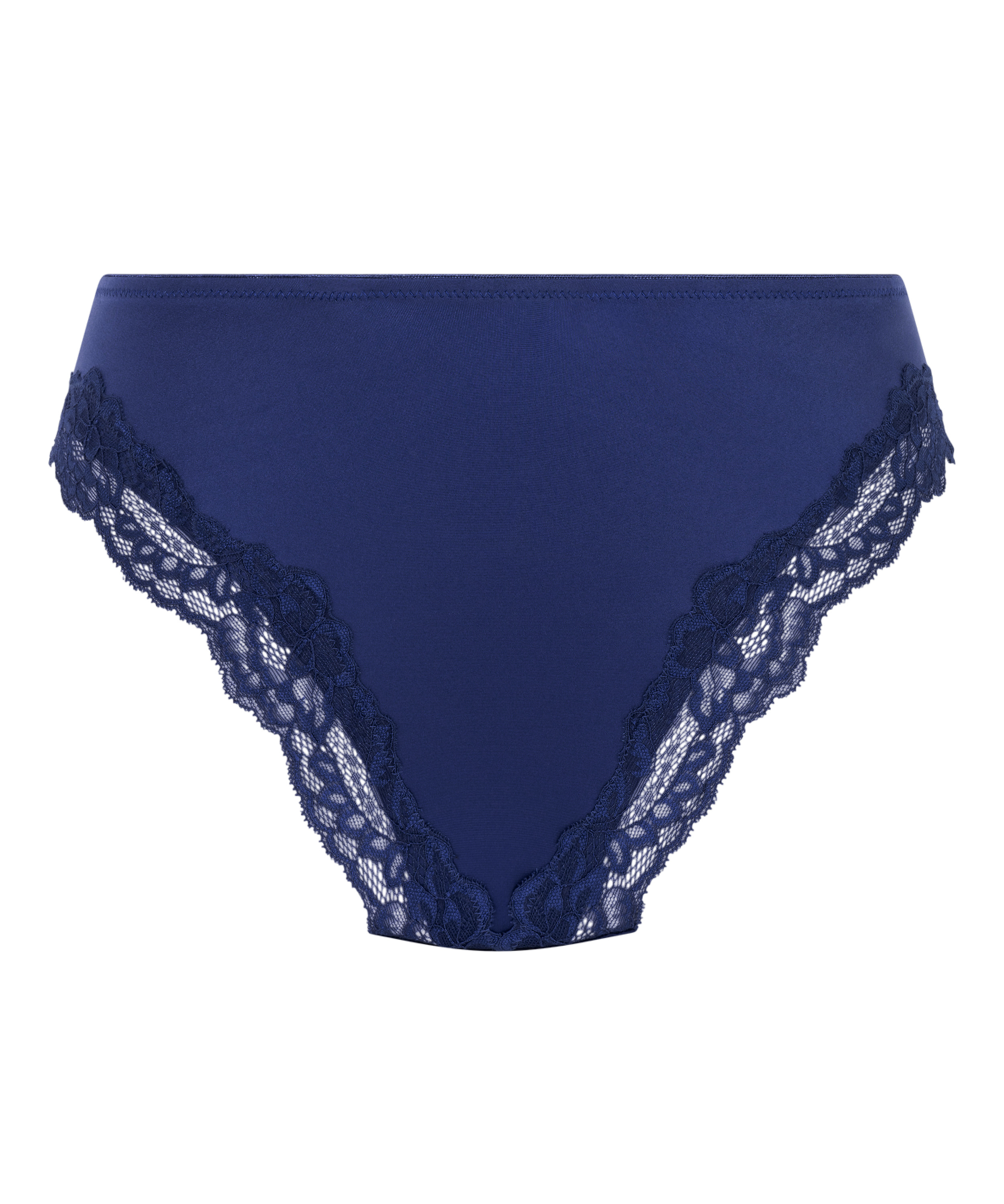 Slip brésilien Lace & Shine, Bleu, main