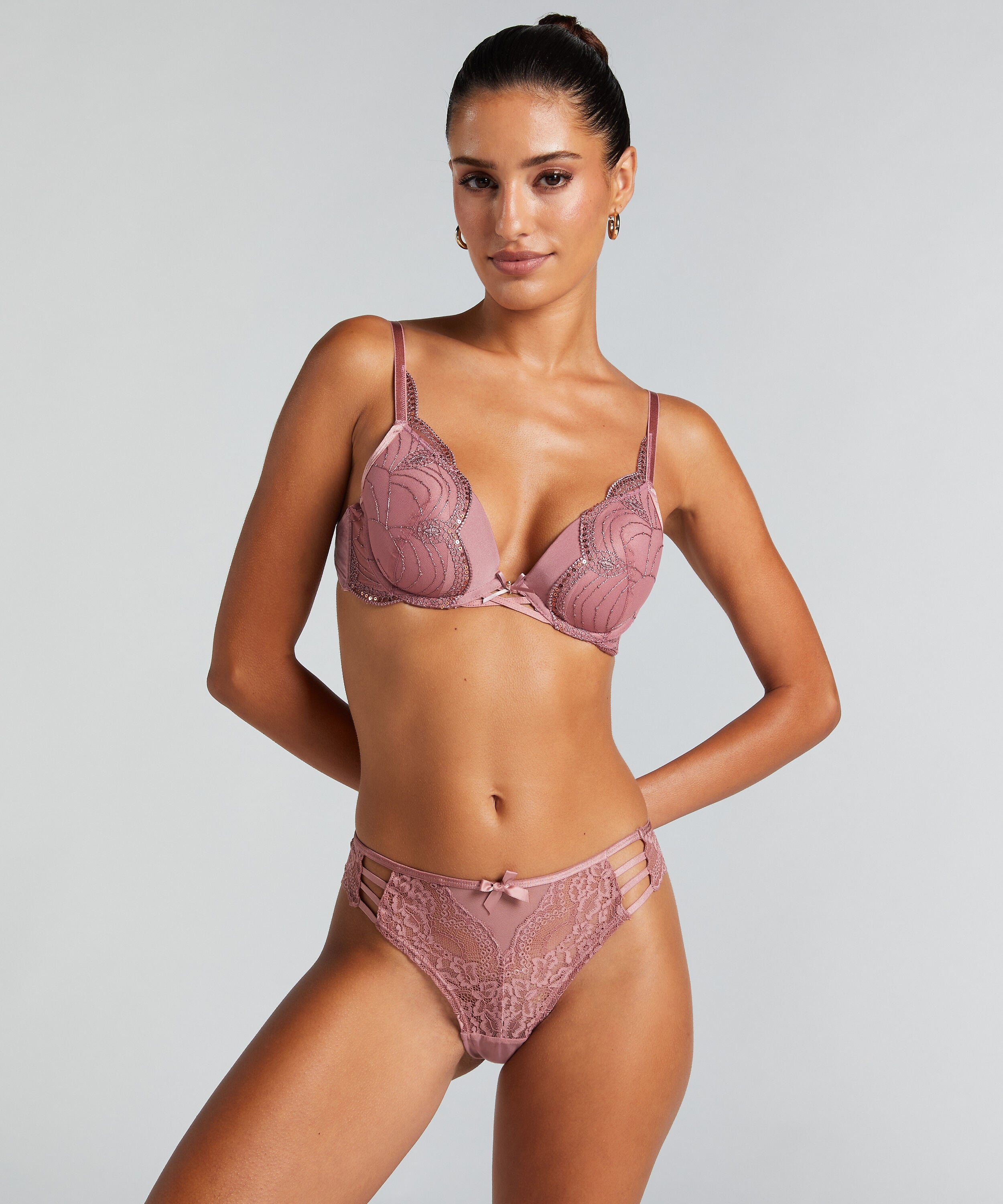 Slip brésilien Belle, Rose