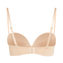 Soutien-gorge maximiseur préformé sans bretelles, Beige