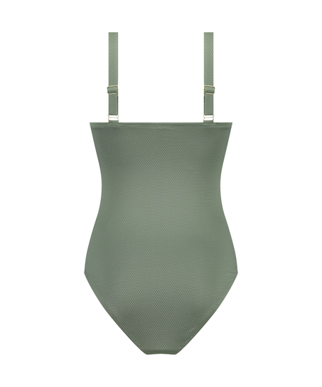 Maillot de bain Shaping Scallop, Vert