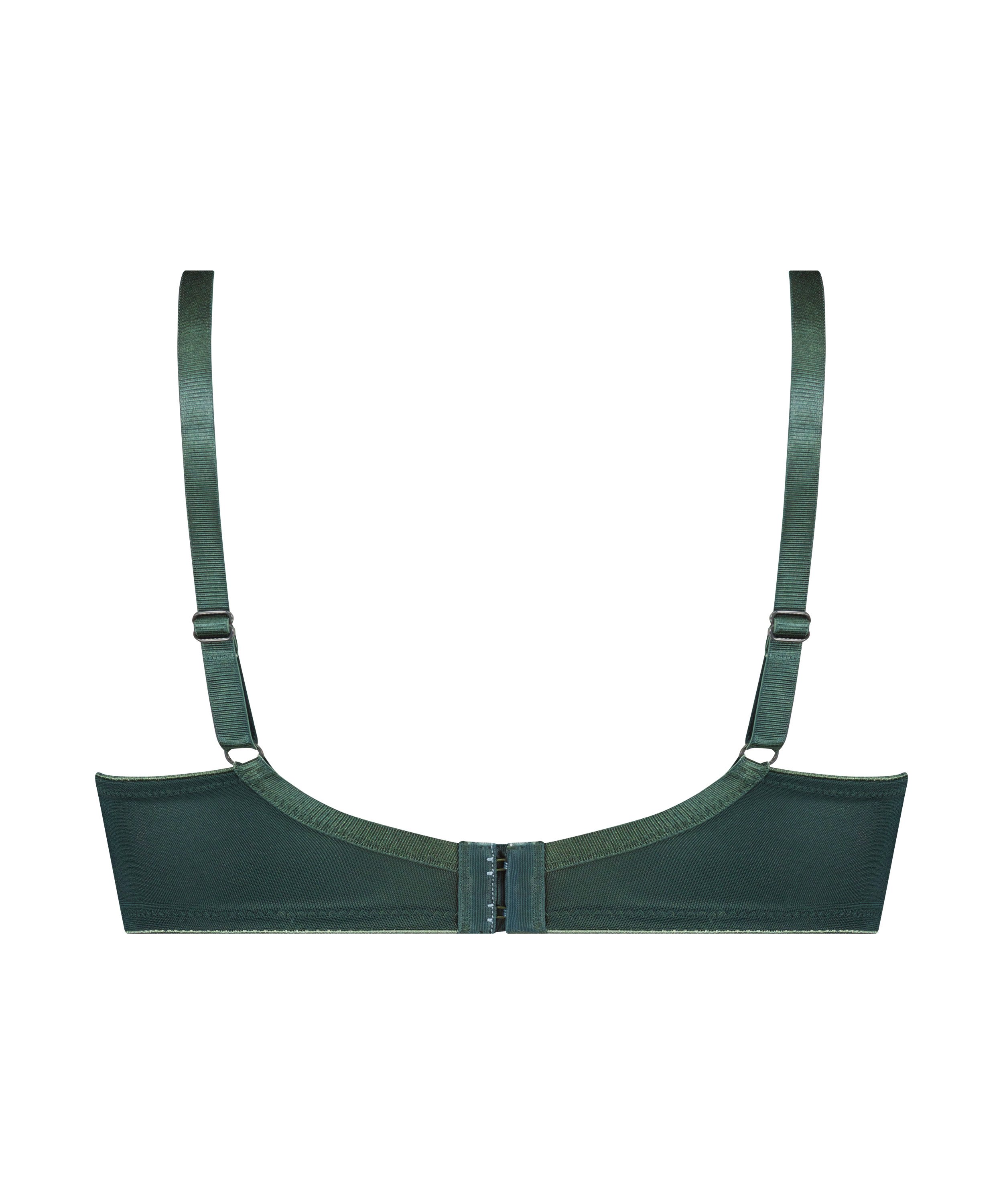 Soutien-gorge &agrave; armatures non-pr&eacute;form&eacute; minimiseur Nina, Vert, main