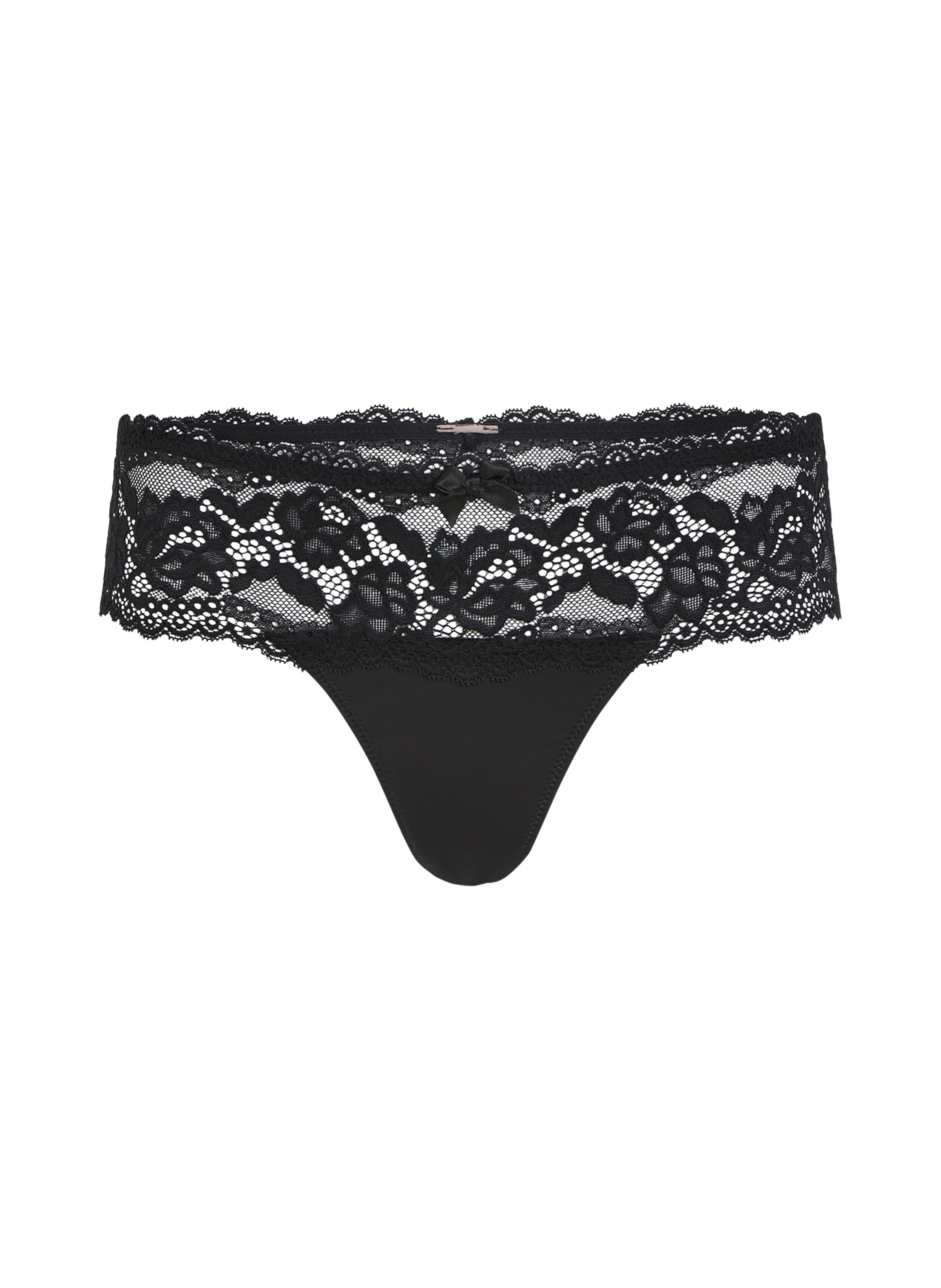 Lot de 3 boxers string Florence, Noir, main
