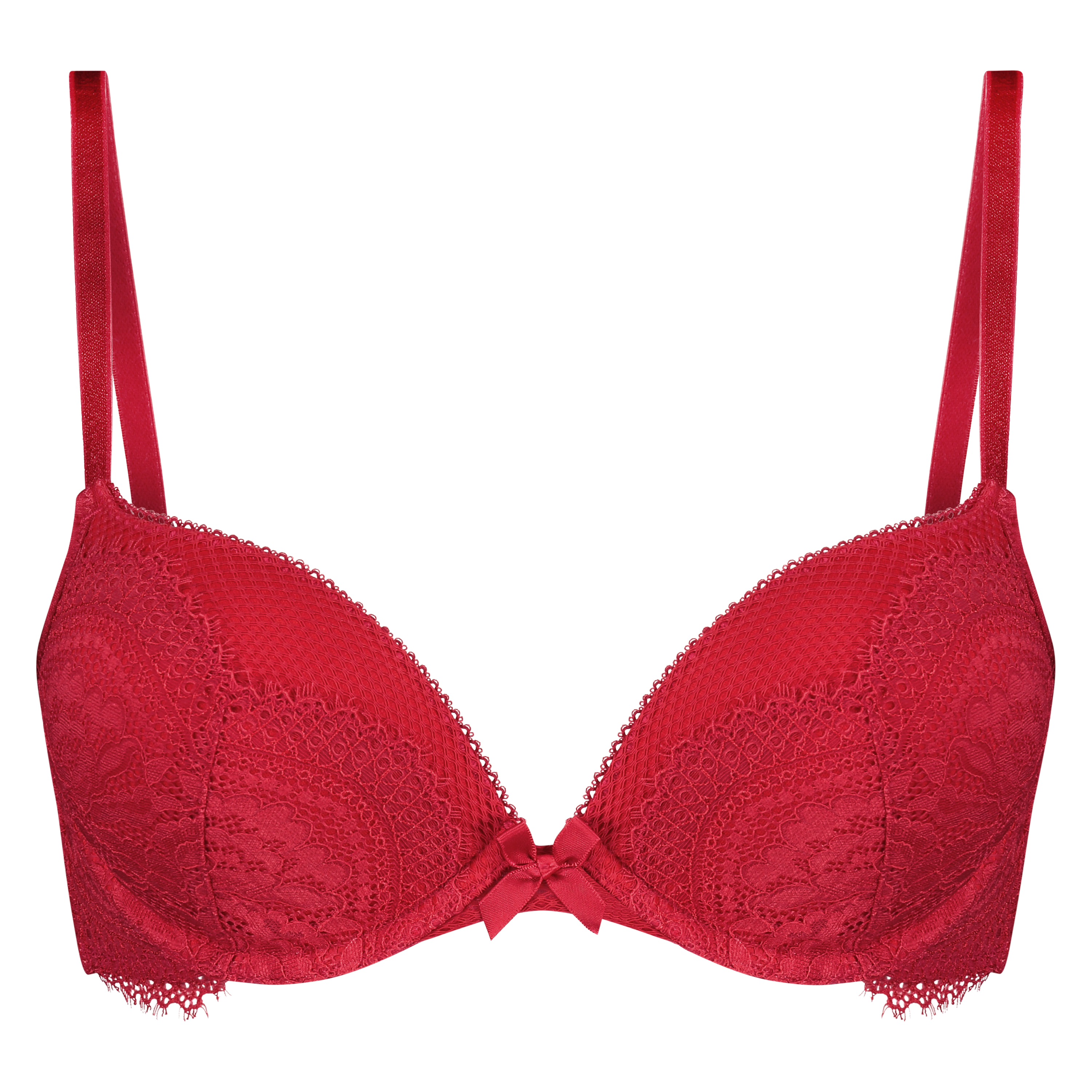 Soutien-gorge à armatures préformé maximiseur Valentina, Rouge, main