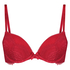 Soutien-gorge à armatures préformé maximiseur Valentina, Rouge