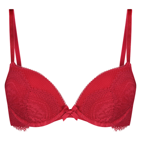 Soutien-gorge à armatures préformé maximiseur Valentina, Rouge