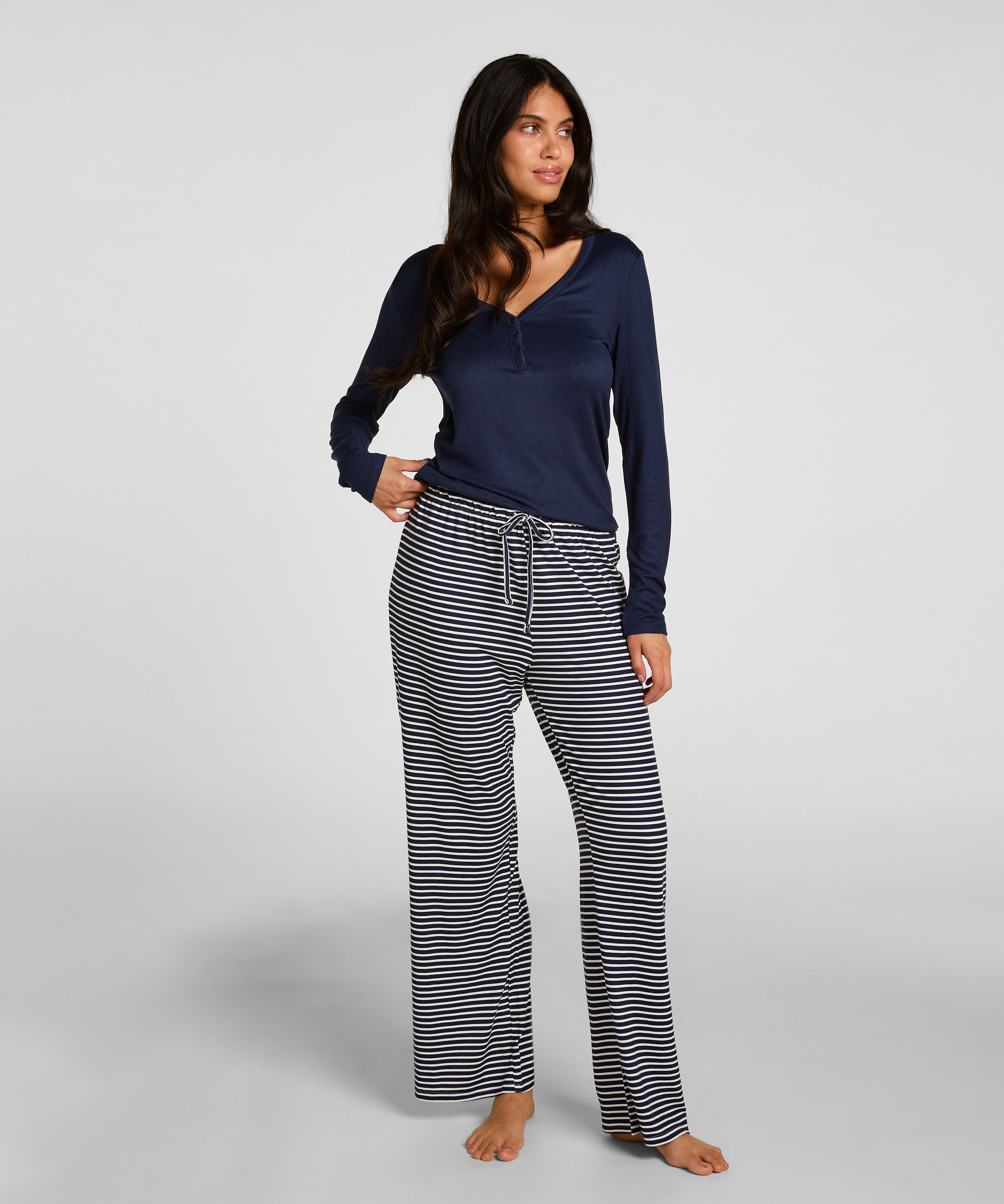 Pantalon de pyjama Jersey, Bleu
