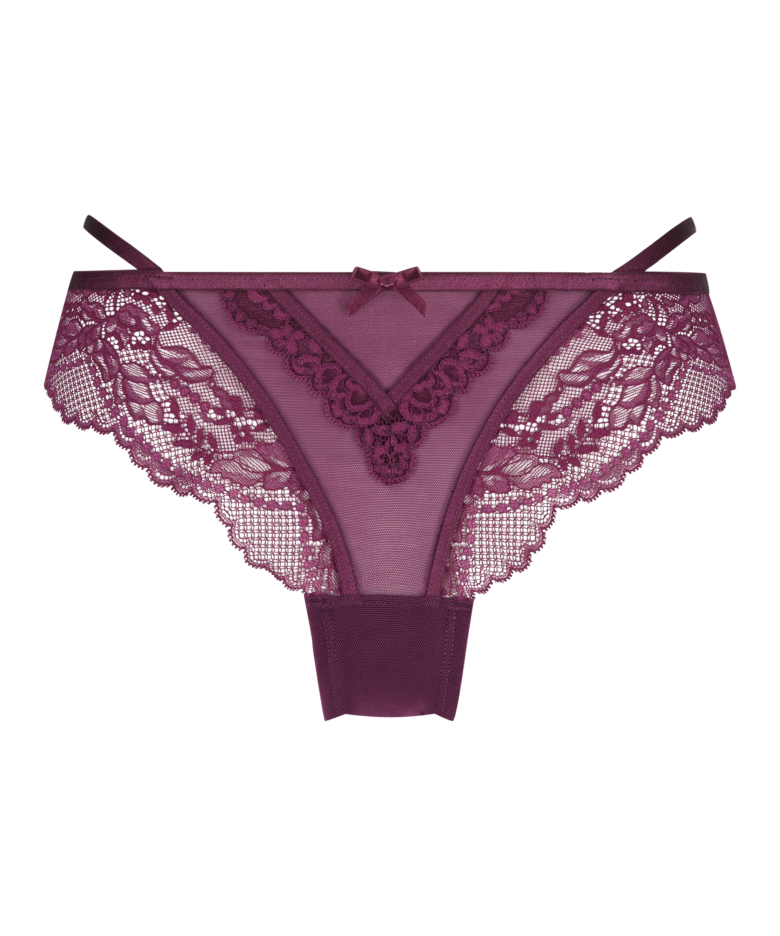 Slip brésilien Anna, Violet, main