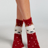 Lot de 2 Paires de Chaussettes Cosy, Rouge